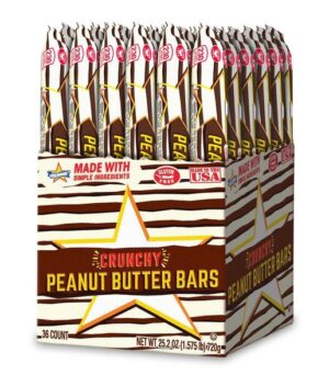 Atkinson's Crunchy Peanut Butter Bars Changemaker Box 0.7oz 36ct